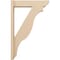 Ekena Millwork 5 1/2-in W x 22-in D x 34-in H Funston Slat Rough Cedar Woodgrain TimberThane Outlooker, Primed Tan OUTUR055X22X34FST24RCPR - alternate 2